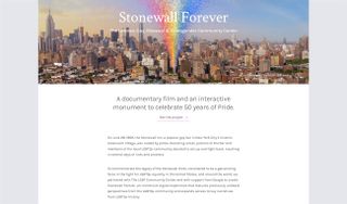Web design case studies: Stonewall Forever