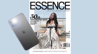 Naomi Campbell shoots her own magazine cover photo with an iPhone