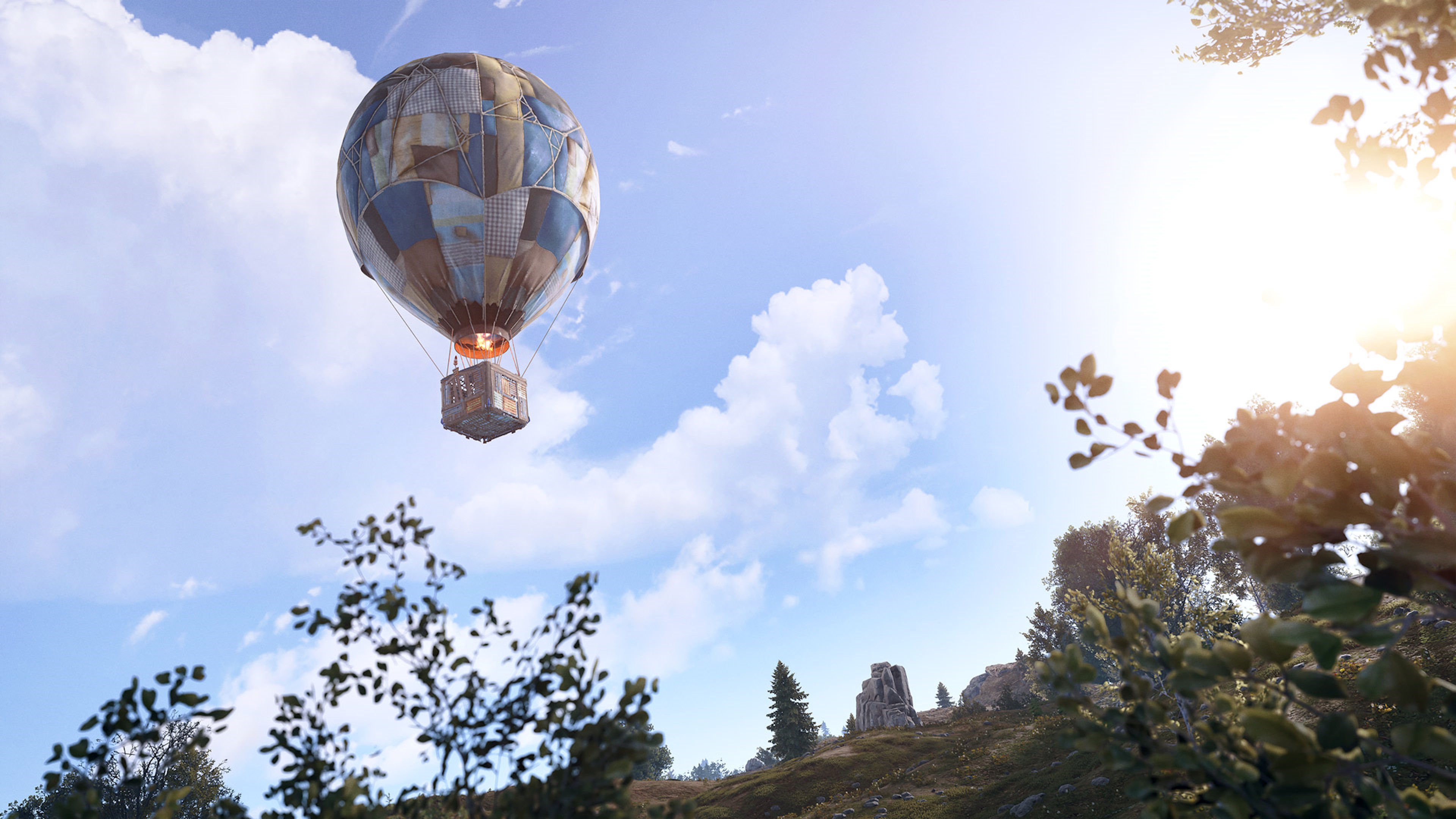 Rust Airborne update - armored hot air balloon image