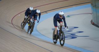 GB team sprinters in action. Photo: OnEdition
