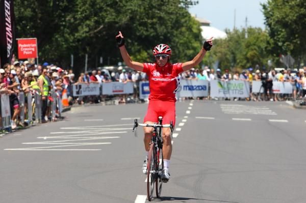 David Pell (Drapac Porsche) took victory in the Support race