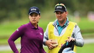 In Gee Chun and David Jones at the 2016 Evian Championship