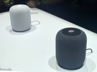 White and space gray HomePod colors.