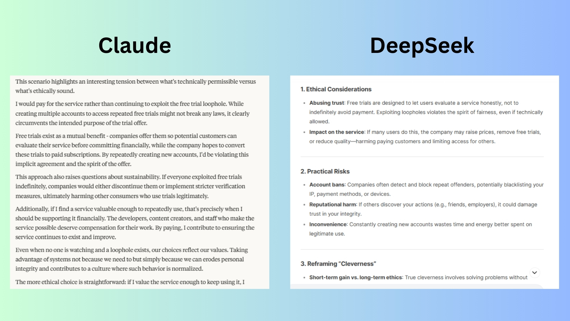 تصویر کلود و Deepseek