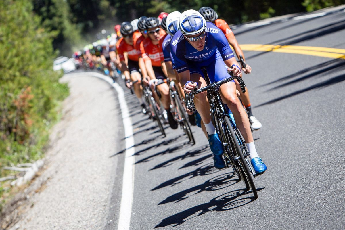 Adrian Hegyvary (UnitedHealthcare) takes over the work on the front