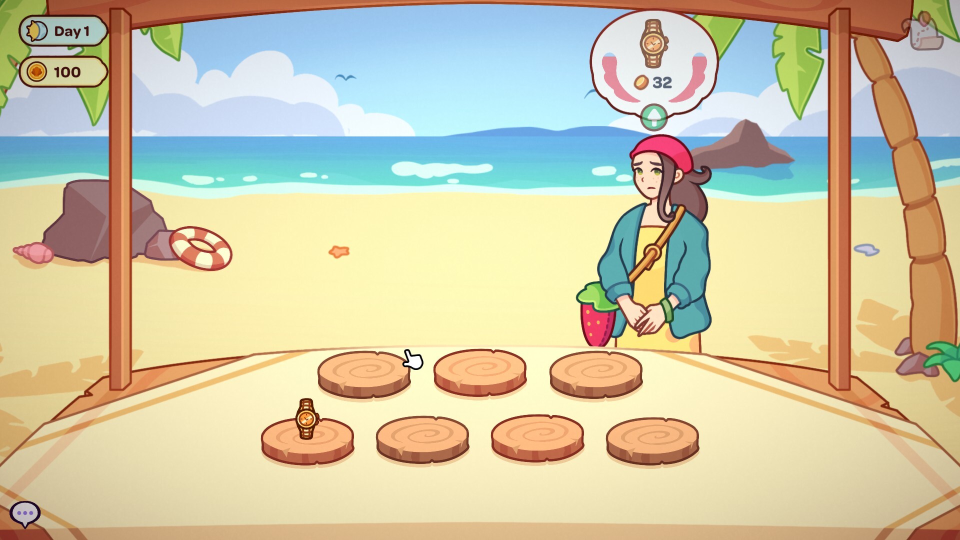 Someone buying the luxury watch. 