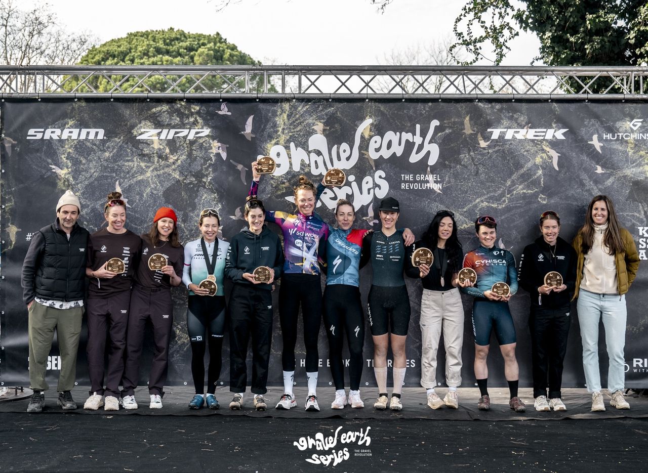 Women's GC podium at 2025 Santa Vall