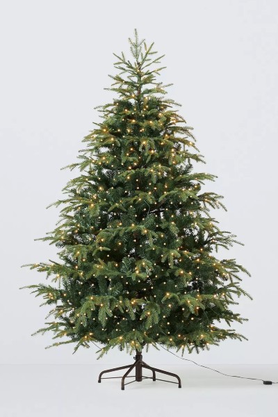 John Lewis St. Petersburg Pre-lit Christmas Tree, 7ft, Green