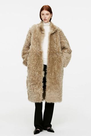 Arket Shearling Coat