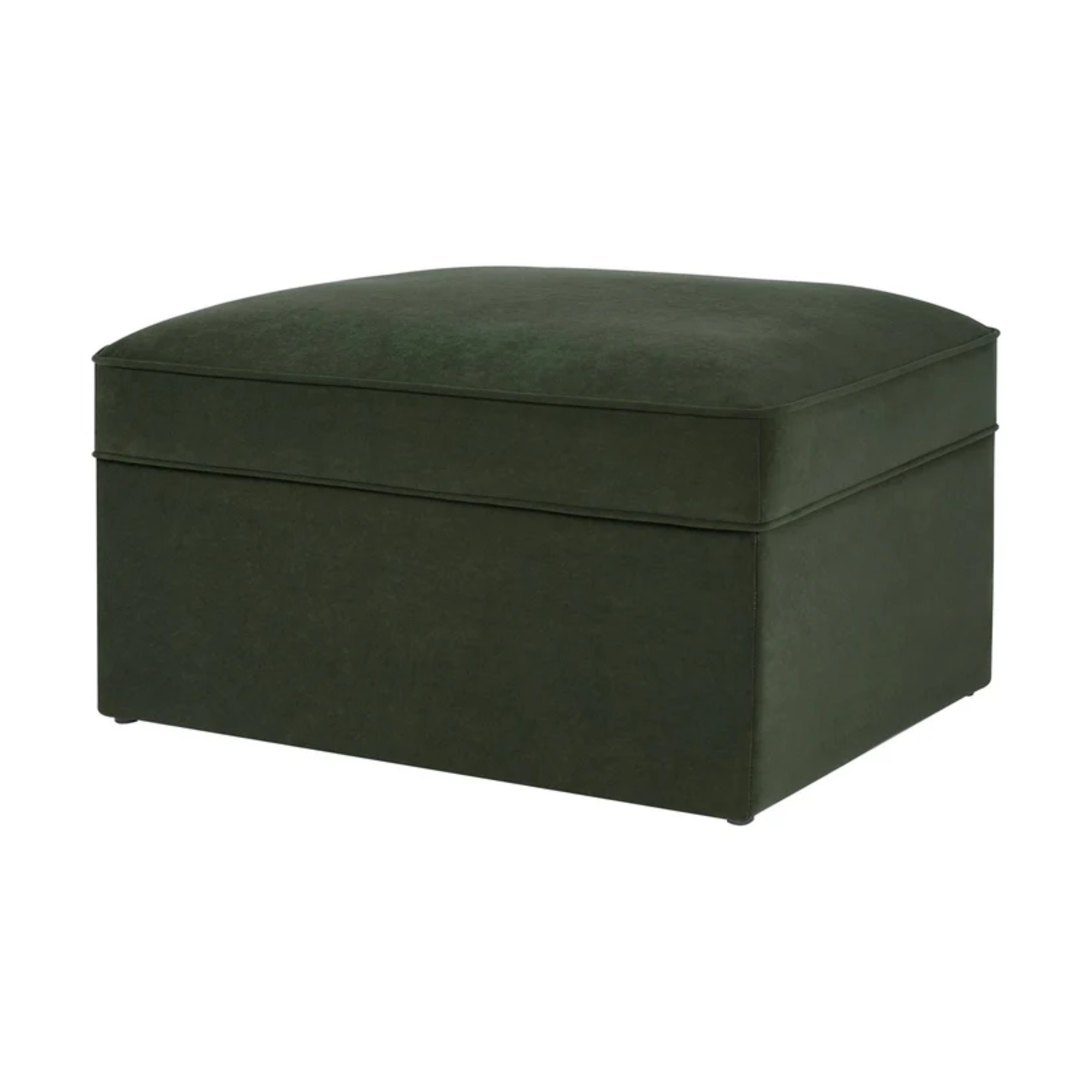 DUSK Soho Ottoman Storage Pouffe - Dark Olive
