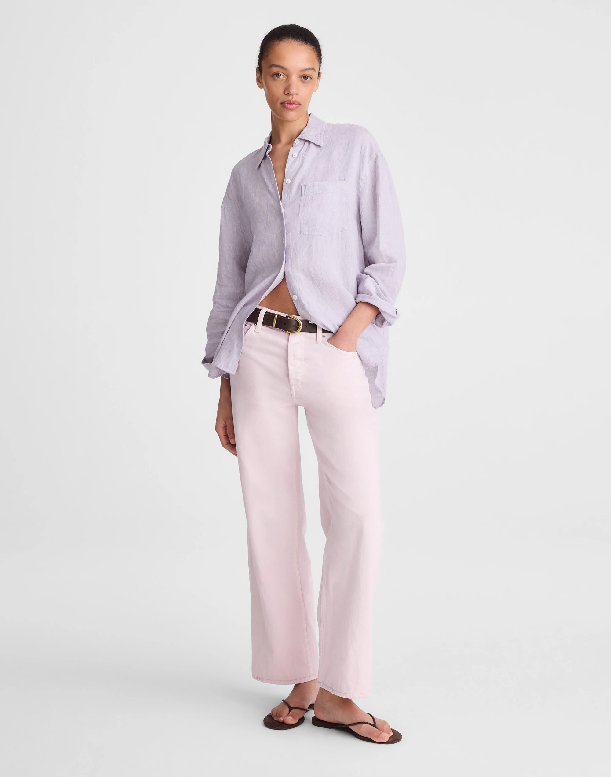 Low-Slung Baggy Crop Jean