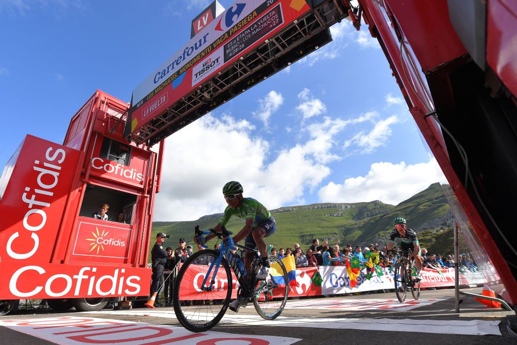 Quintana and Majka cross the line on stage 13
