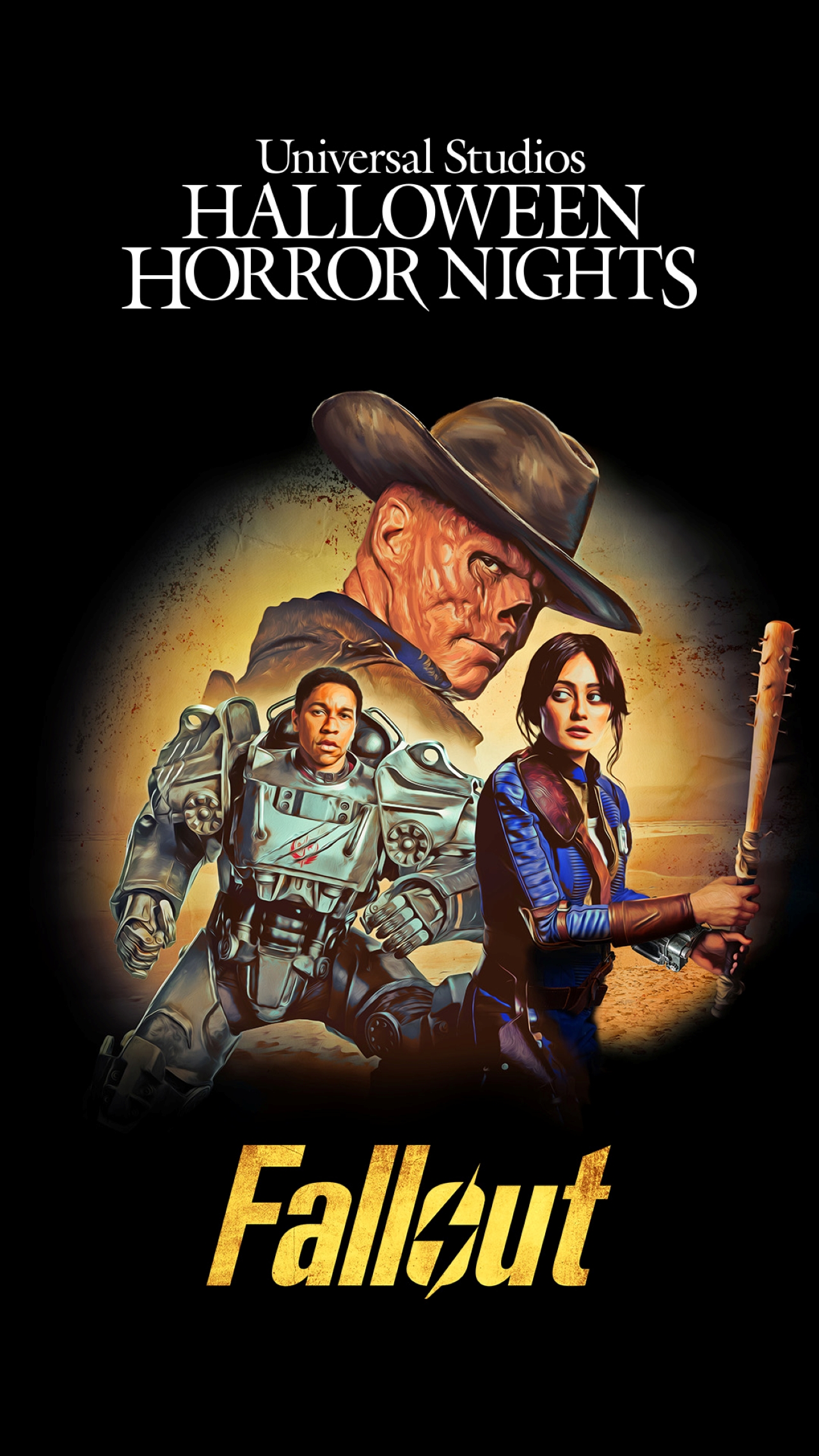 Halloween Horror Nights Fallout promo art