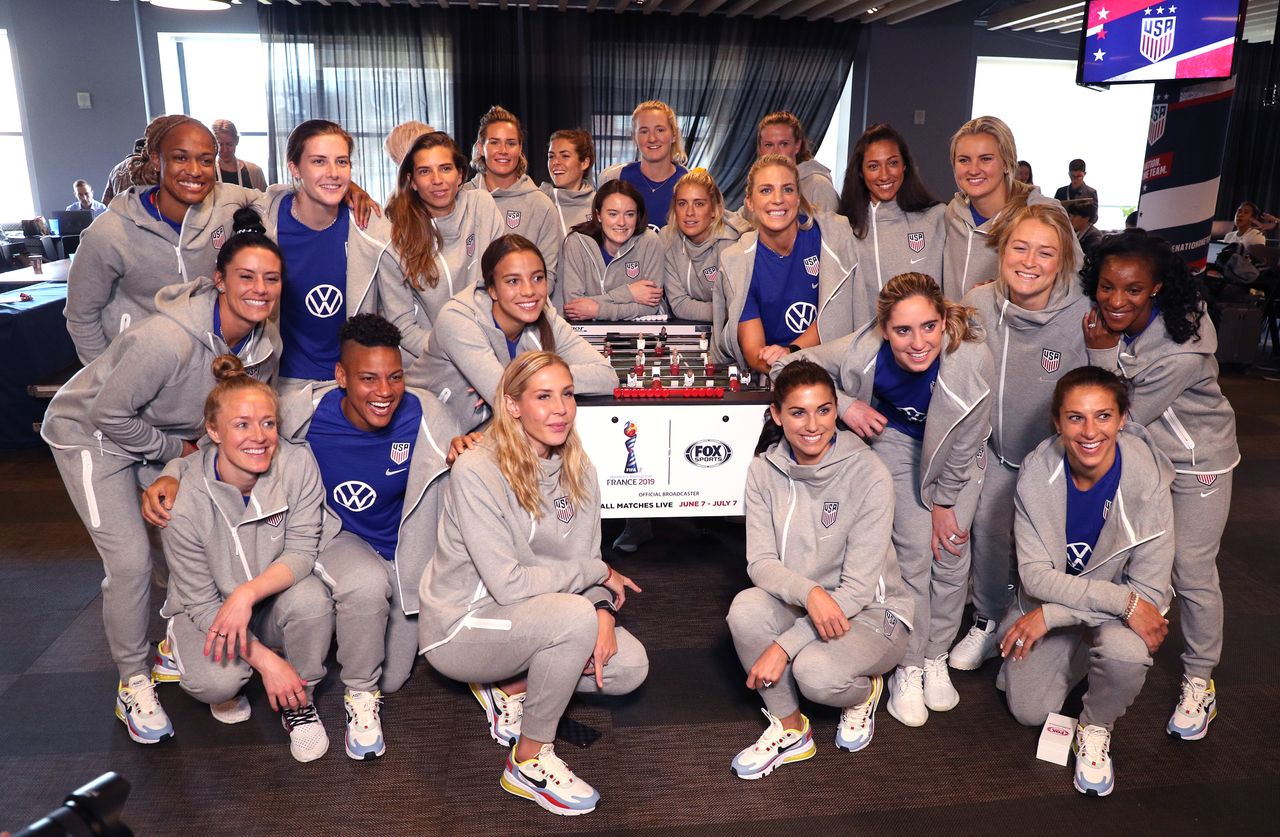 The US Women&amp;#039;s National Soccer Team.