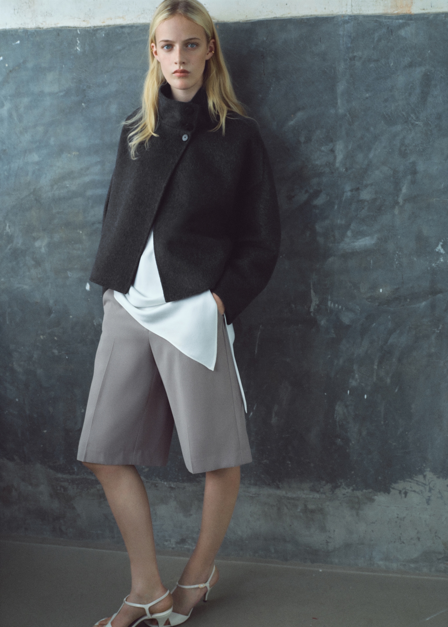 Oversize Wool Jacket - Women | Mango United Kingdom