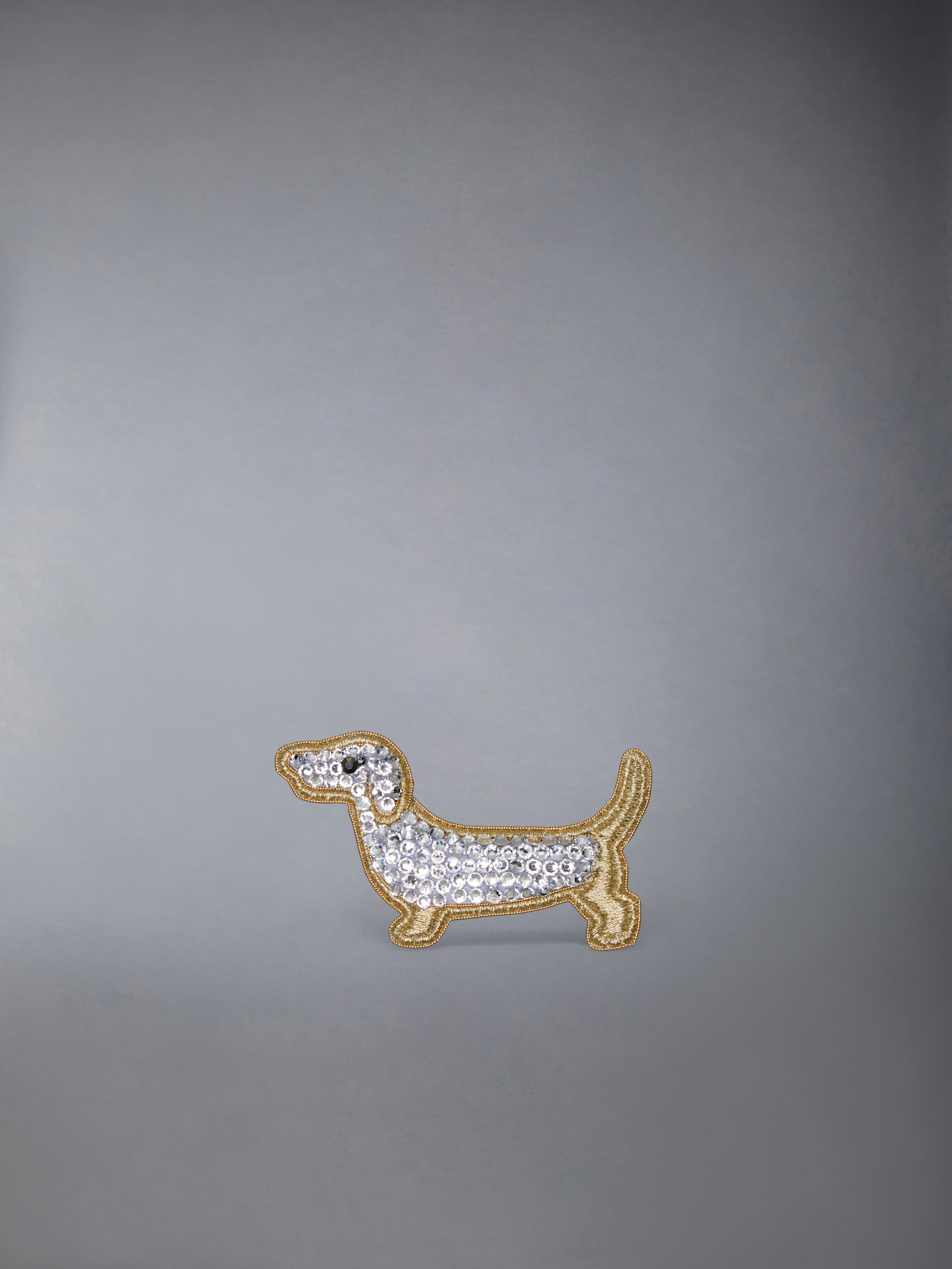 Crystal Embroidery Hector Brooch