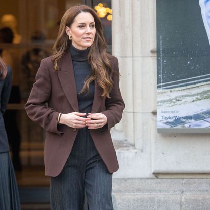Kate Middleton Chocolate Brown Blazer