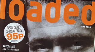 The front cover of the first ever issue of loaded