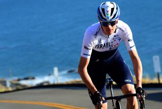 Chris Froome shows off his Israel Start-Up Nation 2021 kit