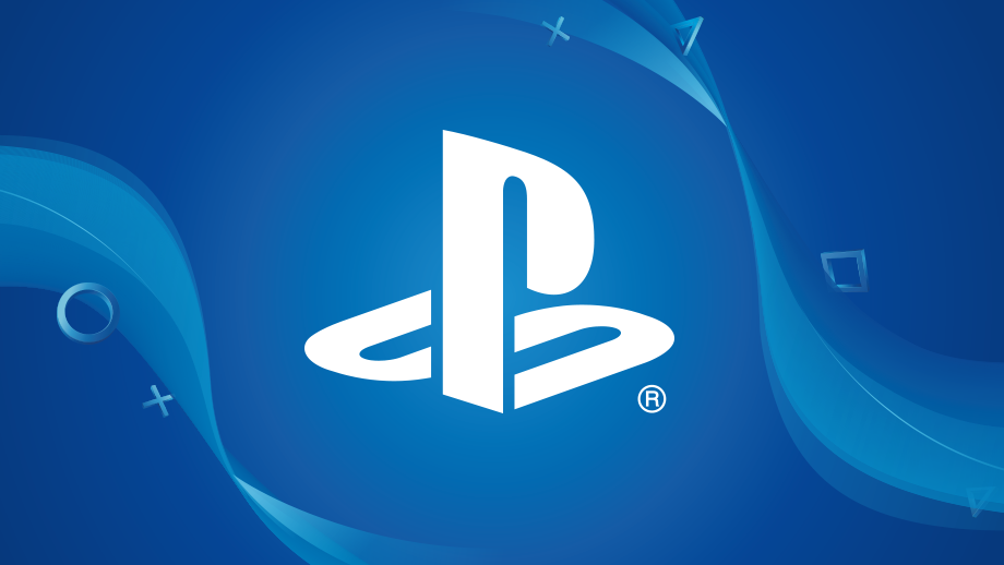 The PlayStation Logo against a blue background