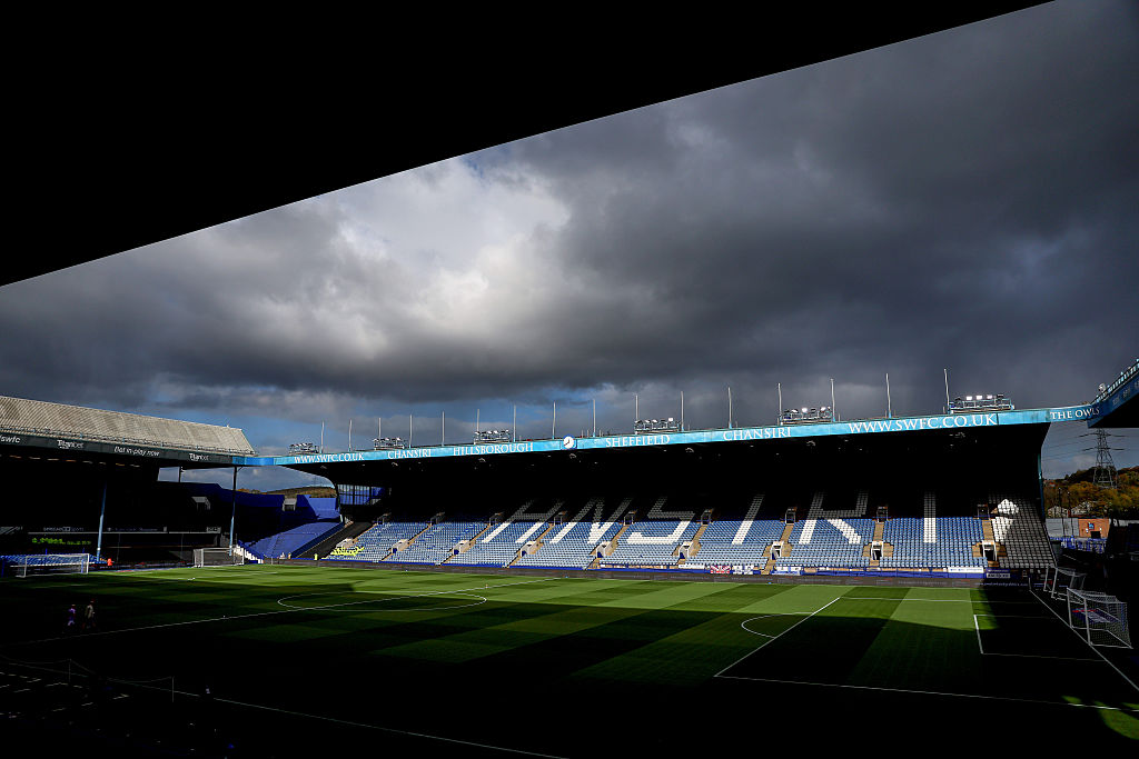SHEFFIELD, ENGLAND - OCTOBER 25: General view inside the stadium prior to the Sky Bet Championship match between Sheffield Wednesday and Oxford United at Hillsborough on October 25, 2025 in Sheffield, England. (Photo by Cameron Smith/Getty Images)