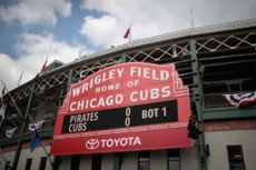 Wrigley Field in Chicago.