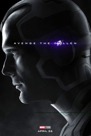 Avengers: Endgame Vision poster from BossLogic and Paul Bettany Twitter
