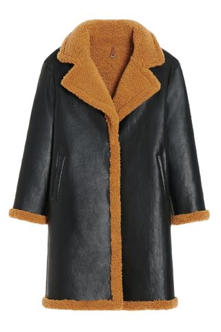 Anei Reversible Faux Shearling Coat