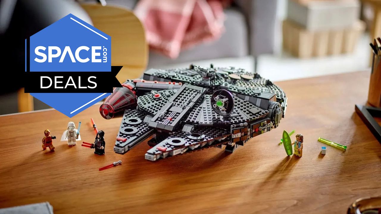 Get $28 off this Lego Star Wars Dark Falcon set or suffer at the hands of Darth Jar Jar