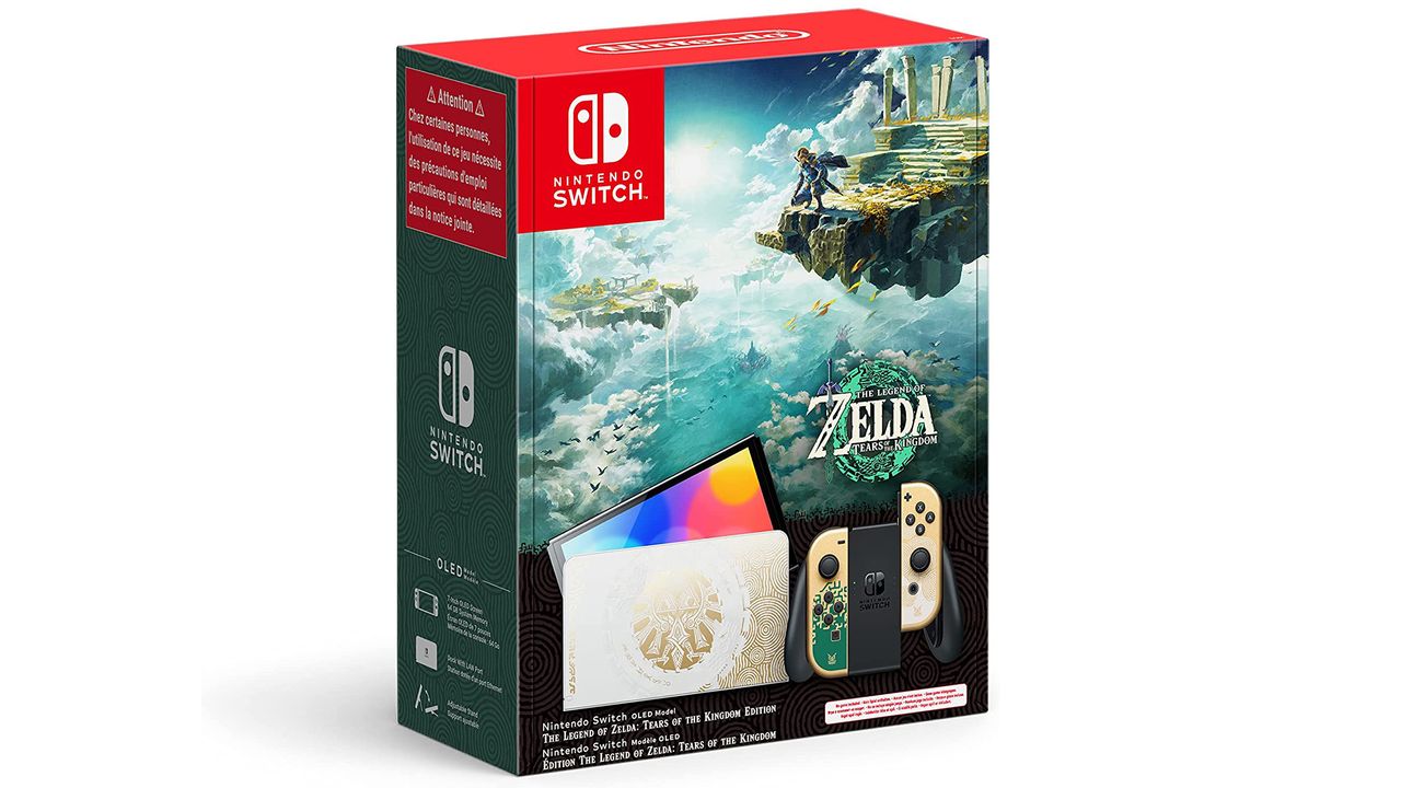 Zelda Tears of the Kingdom Nintendo Switch OLED special edition