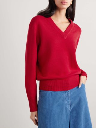 The V Cashmere Sweater