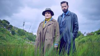 BRENDA BLETHYN as DCI Vera Stanhope and DAVID LEON as DI Joe Ashworth in Vera season 14