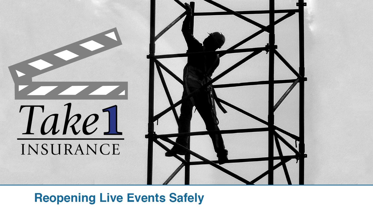 The white paper “Reopening Live Events Safely: An Industry View” is available for download from Take1 Insurance.