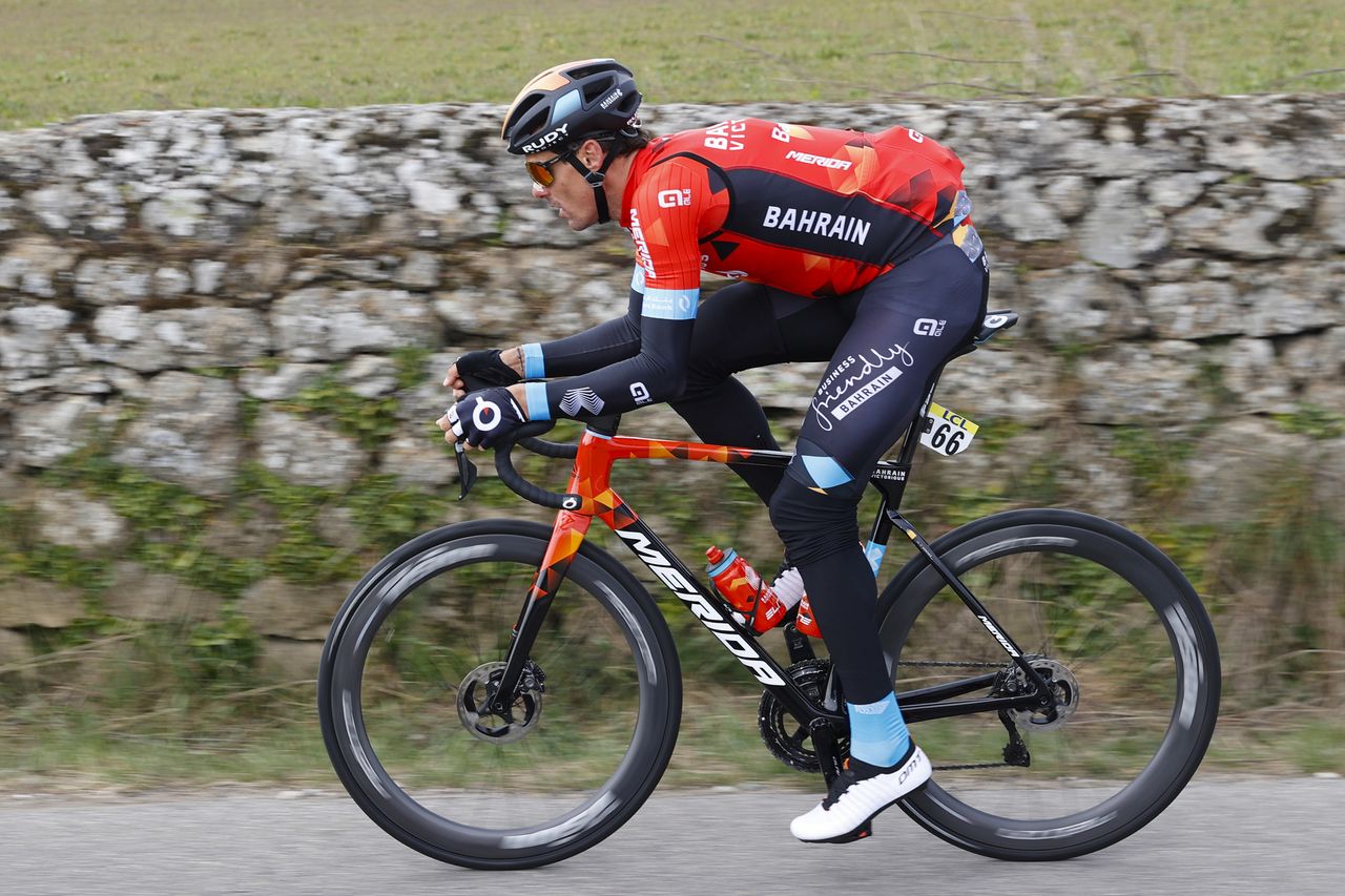 Paris Nice 2022 - 80th Edition - 5th stage Saint Just Saint Rambert - Saint Sauveur de Montagut 188,8 km - 10/03/2022 - Luis Leon Sanchez (ESP - Bahrain Victorious) - photo Luis Angel Gomez/SprintCyclingAgency&Acirc;&copy;2022