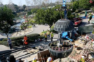 The LEGO Death Star comes complete with the trench run scene made famous in the "Star Wars" movie. See the model at "Star Wars" Miniland at LEGOLAND California starting March 5, 2015.