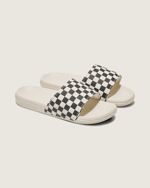 La Costa Checkerboard Slide-On Sandal