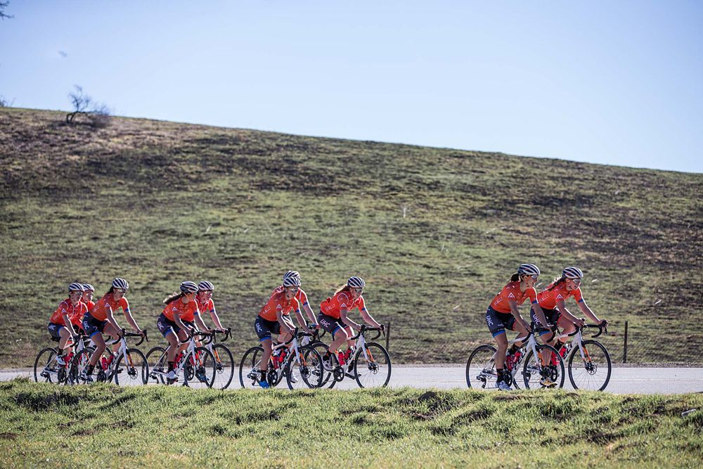Rally UHC Cycling meet for a mini-camp in California to kick off the 2019 season