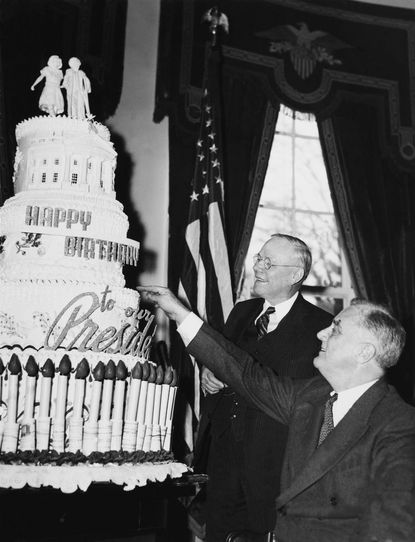 A giant cake