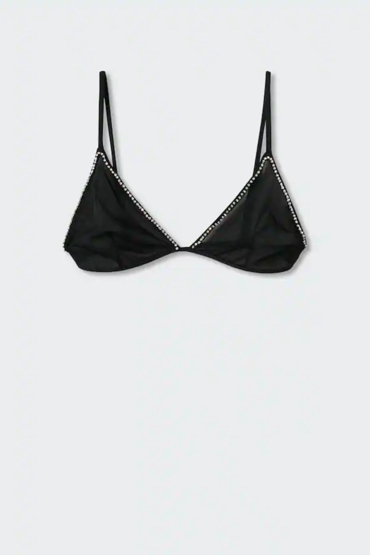 Camille x Mango black bra