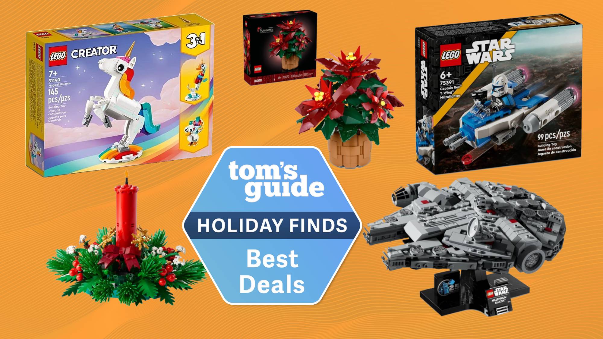 Compilation showing holiday Lego sets