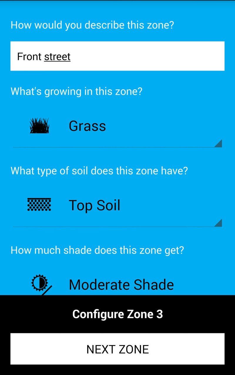 Rachio Iro app