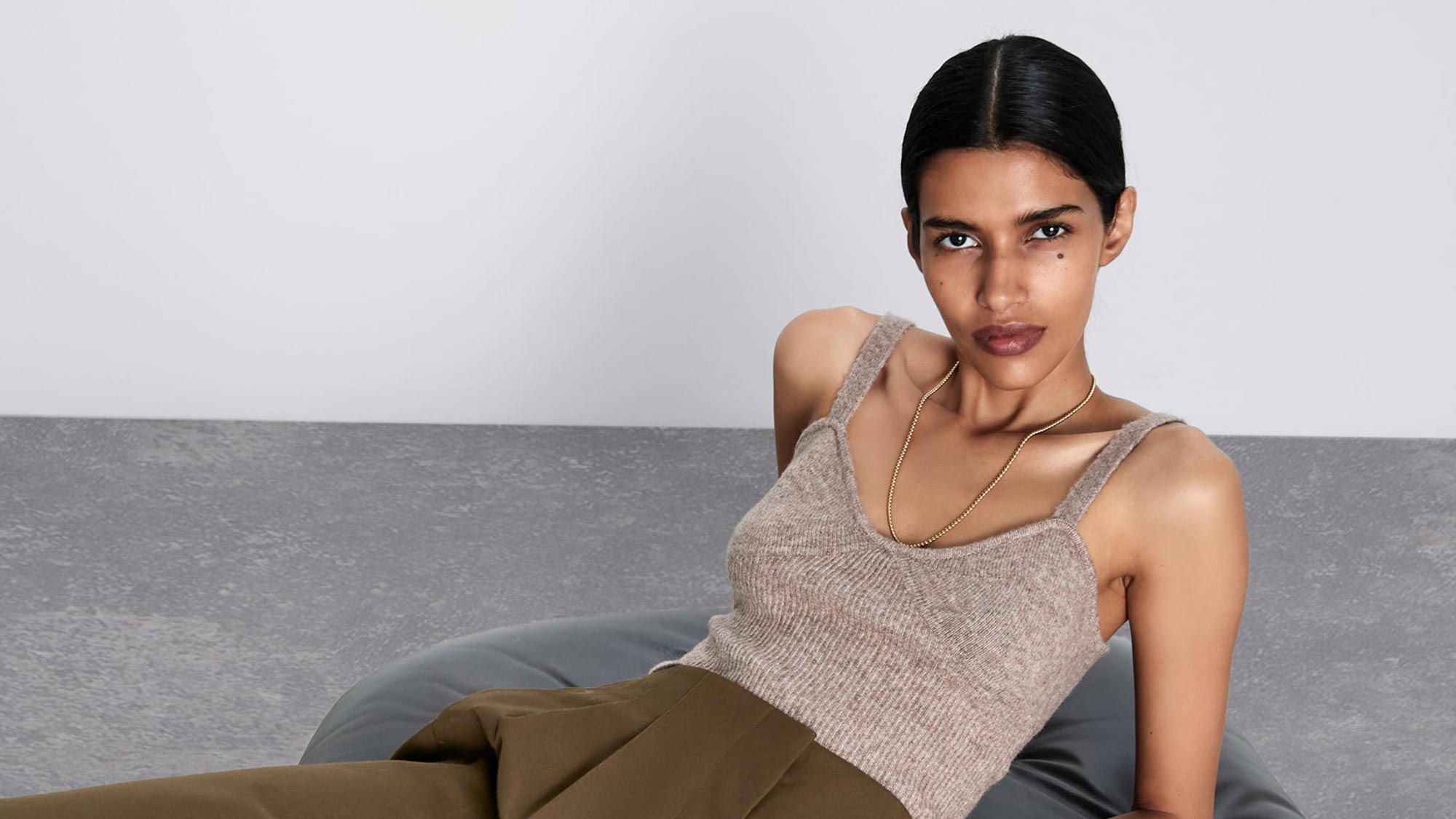 Zara Recreated That Katie Holmes Cardigan & Knitted Bra