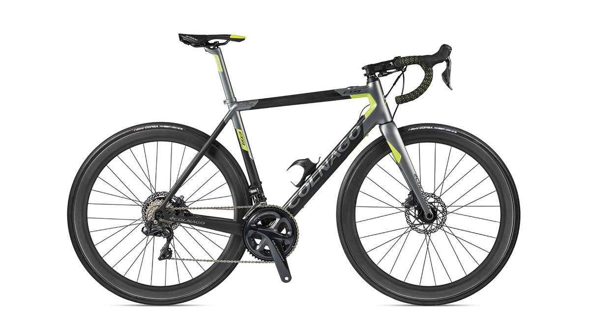 The Colnago E64 is available with either a Di2 or mechanical Shimano Ultegra groupset