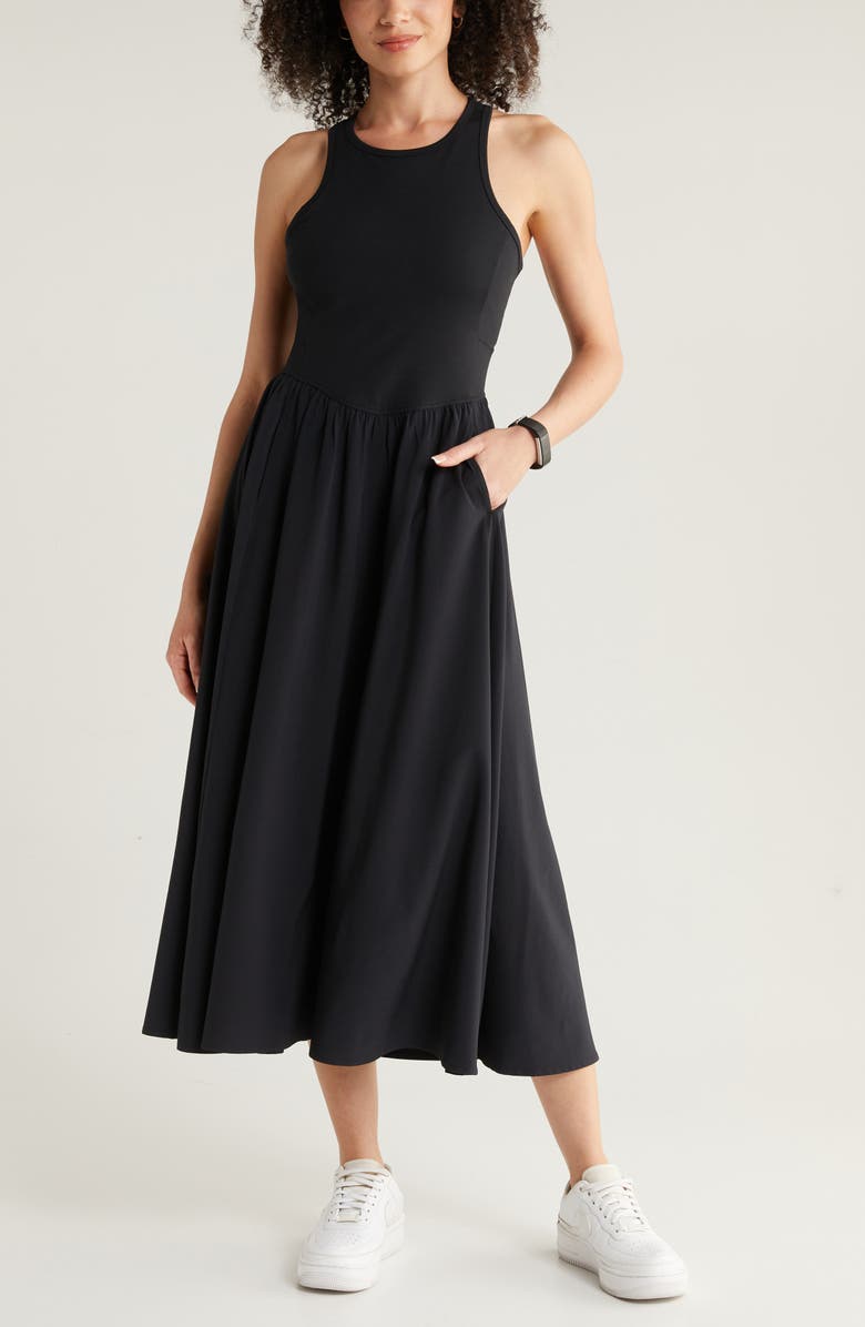 Effortless Cutout Back Hybrid Dress