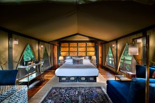 andBeyond Punakha River Lodge Tented Suite Bedroom