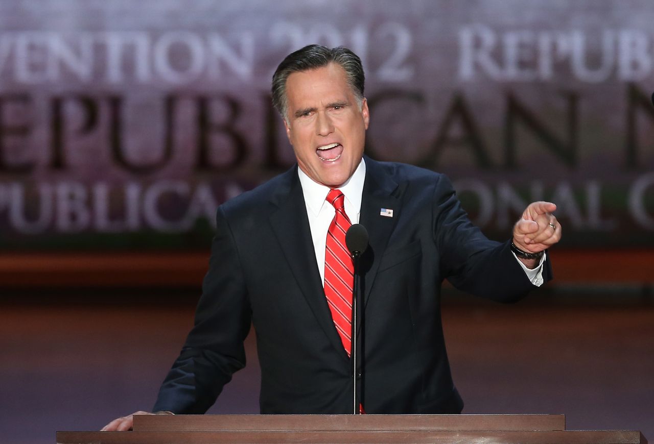 Mitt Romney at the Republican National Convention