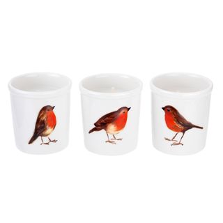 Ceramic Robin Candles, £6