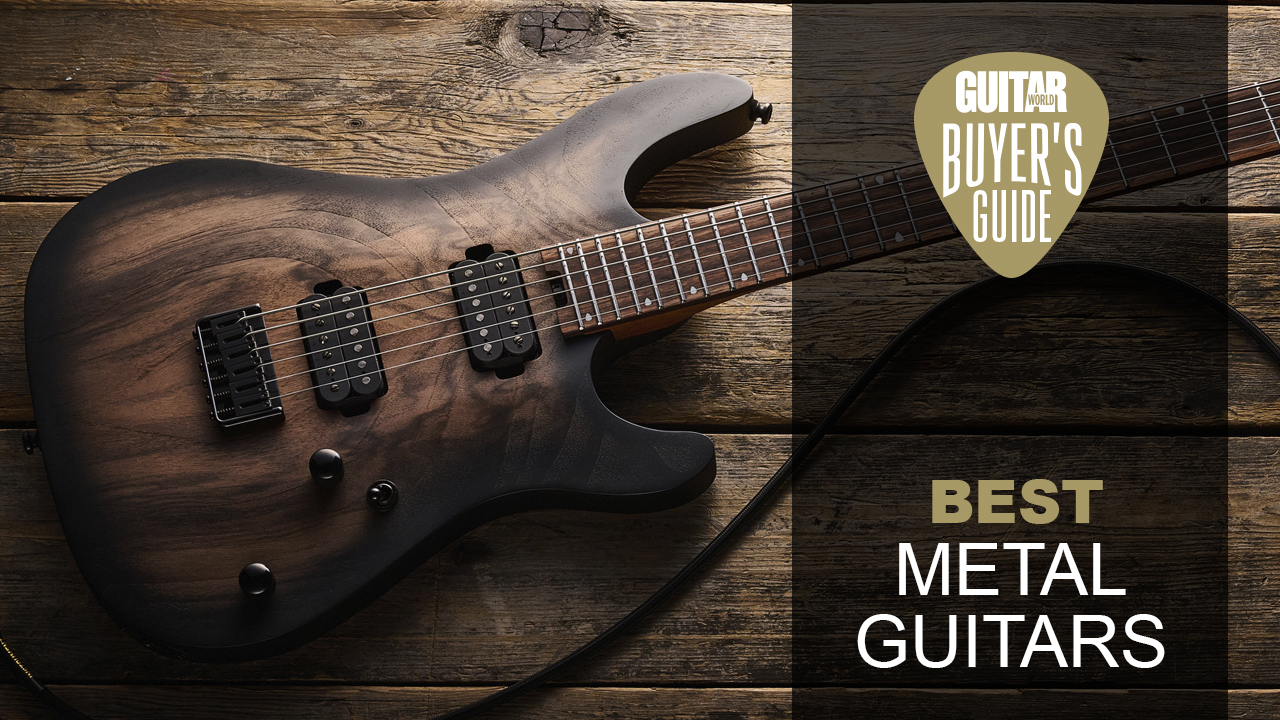 A Cort KX500 baritone guitar on a wooden floor
