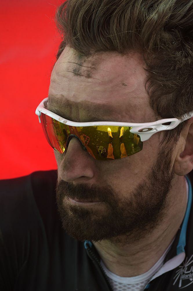 Bradley Wiggins (Team Sky) finished Paris-Roubaix in 18th