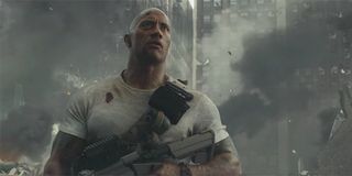 Dwayne Johnson in Rampage Movie